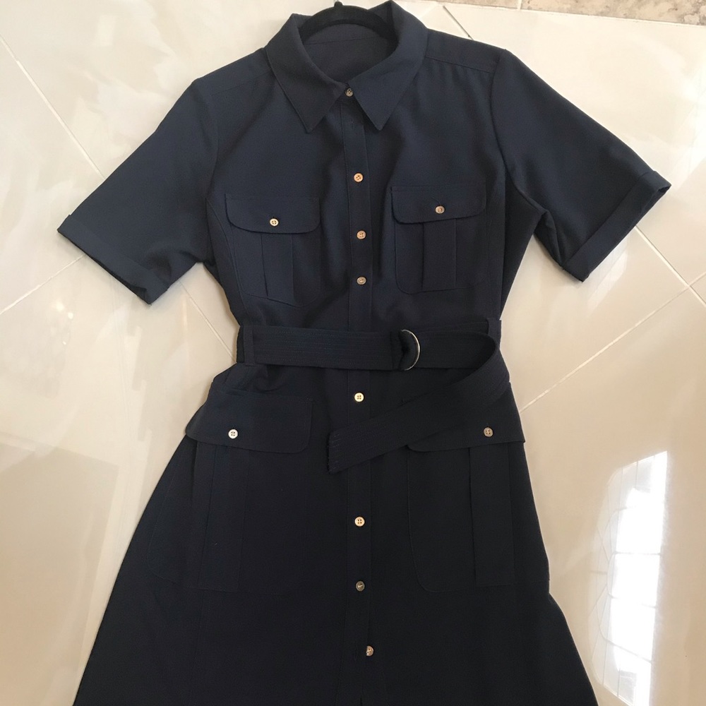 Button down shirt dress